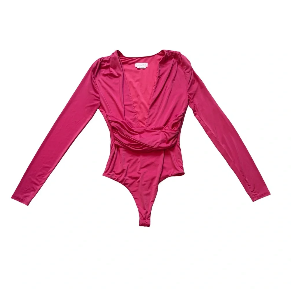Lovers and Friends Anya Bodysuit - Hot Pink, Sz XS - Picture 7 of 14